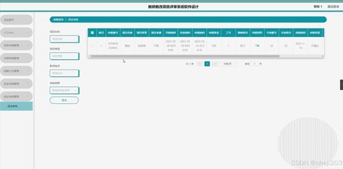基于Python Flask的教研教改项目评审系统设计与实现